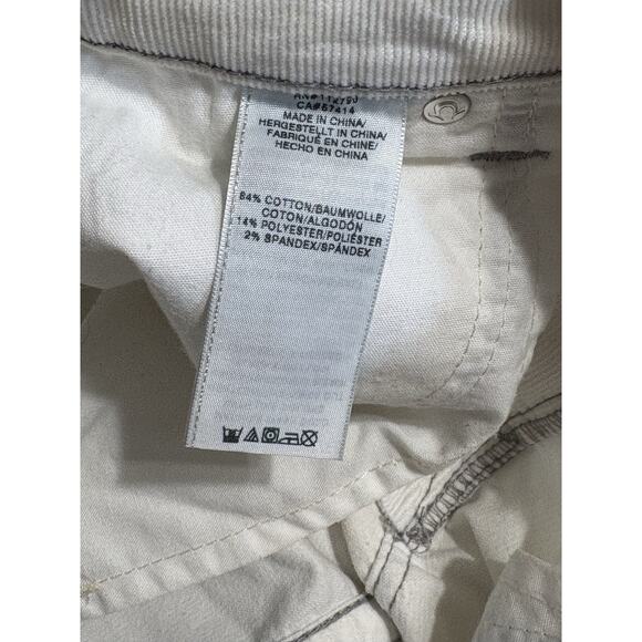 True Religion Pants Mens 34x32 White Corduroy Flap T Pants - Picture 6 of 7